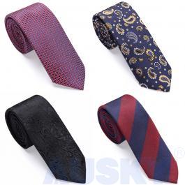 Mens Necktie Polyester Silk