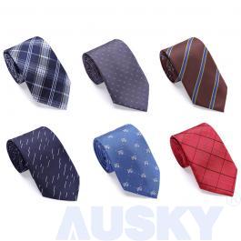 Mens Necktie Polyester Silk