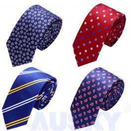 Mens Necktie Polyester Silk 