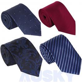 Mens Necktie Polyester Silk