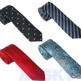 Mens Necktie Polyester Silk